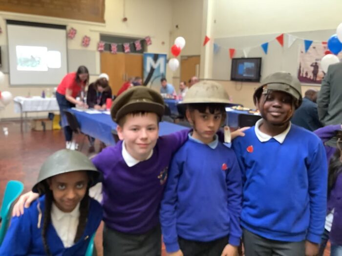 Last week our Rights Respecting children were lucky enough to be invited to Newport Hub to commemorate VE Day with the local community.