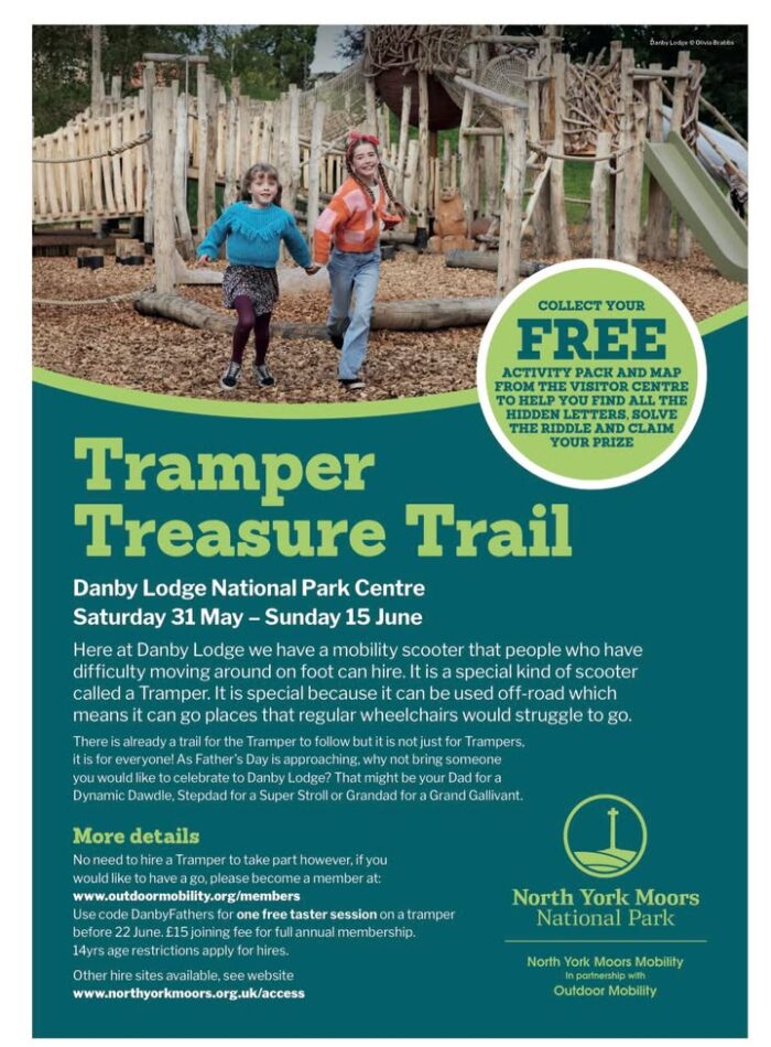 North York Moors National Park have asked us to share an exciting new trail at Danby, within an hours drive of Middlesbrough.